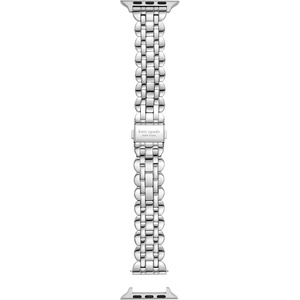 image:imagekate spade new york Designer Interchangeable Stainless Steel Band Compatible with Your 384041mm Apple Watch Series 987654321SESilver Scallop