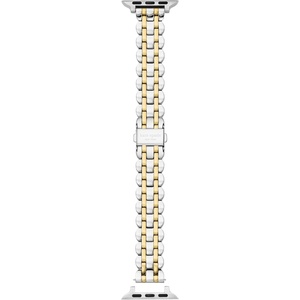 image:imagekate spade new york Designer Interchangeable Stainless Steel Band Compatible with Your 384041mm Apple Watch Series 987654321SESilverGold