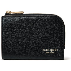 image:imagekate spade new york Devin Pebbled Leather Small Compact WalletBlack