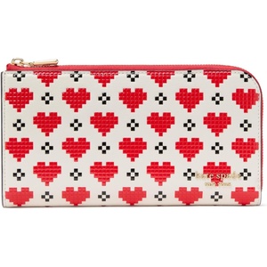 image:imagekate spade new york Devin Pebbled Leather Zip Around Continental WalletCream Multi