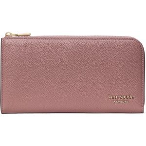 image:imagekate spade new york Devin Pebbled Leather Zip Around Continental WalletDusk Rose