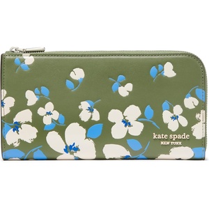 image:imagekate spade new york Devin Pebbled Leather Zip Around Continental WalletFloral Cedar Stand
