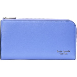 image:imagekate spade new york Devin Pebbled Leather Zip Around Continental WalletLavender Cream