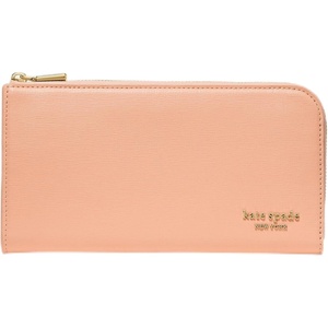 image:imagekate spade new york Devin Pebbled Leather Zip Around Continental WalletLight Cantaloupe