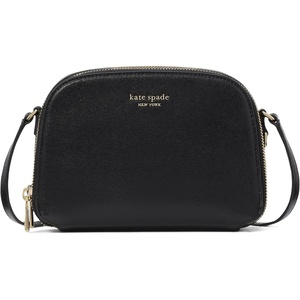 image:imagekate spade new york Devin Saffiano Leather Double Zip Dome CrossbodyBlack 3