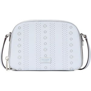 image:imagekate spade new york Devin Saffiano Leather Double Zip Dome CrossbodyPointelle Taro Milk