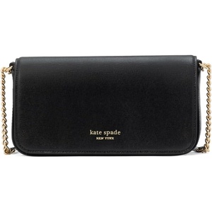 image:imagekate spade new york Devin Saffiano Leather Flap Chain Wallet Black