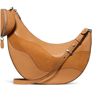 image:imagekate spade new york Duo Pebbled Leather Large Crossbody BagWavy Garden Soil