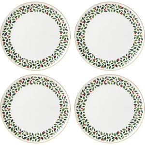 image:imagekate spade new york Evergreen Large Lit Tree Figurine Christmas amp Holiday DecorDinner Plates  Set of 4