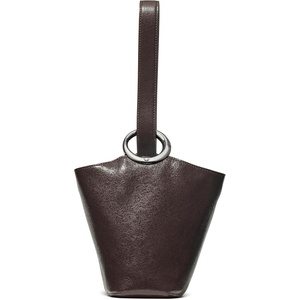 image:imagekate spade new york Halo Fine Grain Leather Mini BucketGlazed Hot Fudge