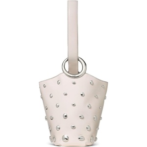 image:imagekate spade new york Halo Fine Grain Leather Mini BucketStudded Cream