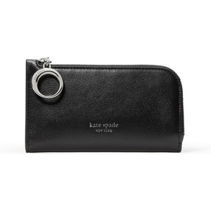 image:imagekate spade new york Halo Fine Grain Leather Small Slim Bifold WalletBlack