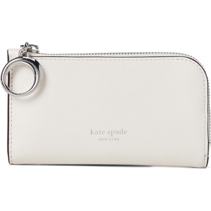 image:imagekate spade new york Halo Fine Grain Leather Small Slim Bifold WalletCream