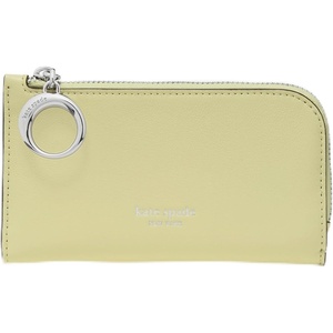 image:imagekate spade new york Halo Fine Grain Leather Small Slim Bifold WalletPale Citron