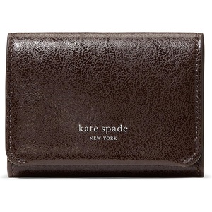 image:imagekate spade new york Halo Glazed Leather Card Case Trifold WalletGlazed Hot Fudge