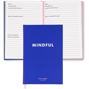 image:imagekate spade new york Hardcover Bucket List Journal with 150 Pages Bookmark Pocket and Prompts Travel Journal for Women Mindful