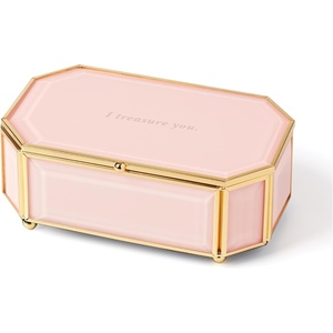 image:imagekate spade new york I Treasure You Clear Jewelry BoxPink