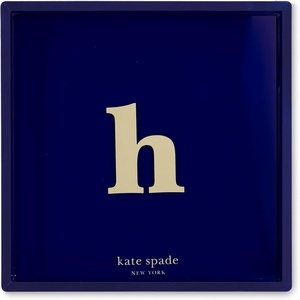 image:imagekate spade new york Initial Decorative Initial Tray Personalized Acrylic Vanity Letter Tray Just Mine TH