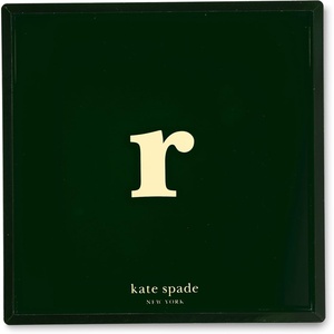 image:imagekate spade new york Initial Decorative Initial Tray Personalized Acrylic Vanity Letter Tray Just Mine TR