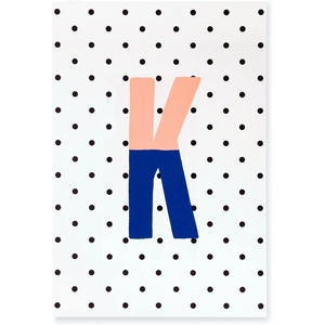 image:imagekate spade new york Initial Notepad Paper Pad with 100 Blank Sheets 7 x 475 Small Writing Pad for Desktop Notes M PinkK Blue
