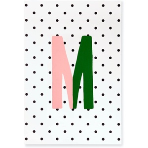 image:imagekate spade new york Initial Notepad Paper Pad with 100 Blank Sheets 7 x 475 Small Writing Pad for Desktop Notes M PinkM Pink