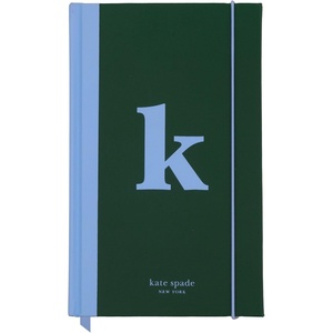 image:imagekate spade new york Just Mine Notebook Journal Monogram Cloth Hardcover Journal 825 x 525 Diary Includes 168 Lined Pages SK
