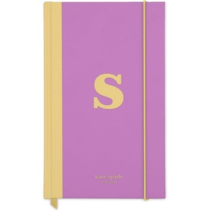 image:imagekate spade new york Just Mine Notebook Journal Monogram Cloth Hardcover Journal 825 x 525 Diary Includes 168 Lined Pages SS