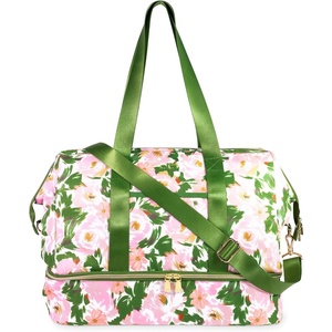 image:imagekate spade new york Large Capacity Insulated Cooler Tote Bag Soft Sided Portable Beach Cooler with Shoulder Strap Hidden Garden