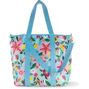 image:imagekate spade new york Large Capacity Insulated Cooler Tote Bag Soft Sided Portable Beach Cooler with Shoulder StrapSafari Floral