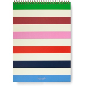 image:imagekate spade new york Large College Ruled Notebook Top Spiral Notebook with 160 Pages 1175 x 85 Writing Pad Paint by NumbersAdventure Stripe
