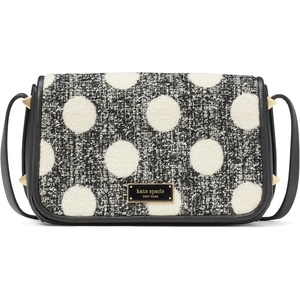 image:imagekate spade new york Liv Crossbody BagTweed Polka Dot Black Multi