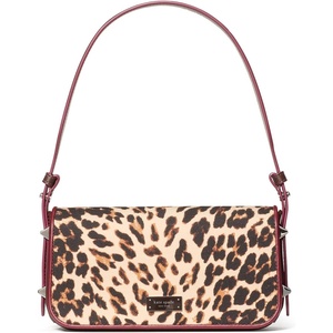 image:imagekate spade new york Liv Denim Suede Small East West ShoulderLeopard Multi
