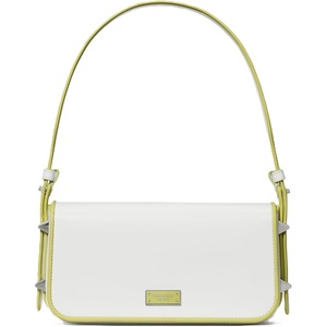 image:imagekate spade new york Liv Denim Suede Small East West ShoulderSpazzolato True White Multi