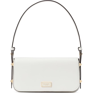 image:imagekate spade new york Liv Denim Suede Small East West ShoulderTrue White