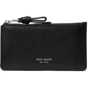 image:imagekate spade new york Loop Pebbled Leather Ew Zip Card CaseBlack