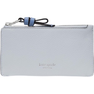 image:imagekate spade new york Loop Pebbled Leather Ew Zip Card CaseColorblocked Pale Sapphirine