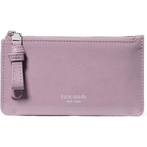 image:imagekate spade new york Loop Pebbled Leather Ew Zip Card CaseGlazed Market Purple