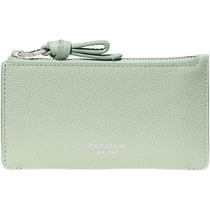 image:imagekate spade new york Loop Pebbled Leather Ew Zip Card CaseMint Frosting