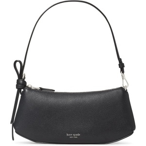 image:imagekate spade new york Loop Pebbled Leather PochetteBlack