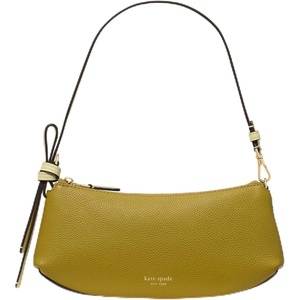 image:imagekate spade new york Loop Pebbled Leather PochetteColorblocked Laurel Leaf