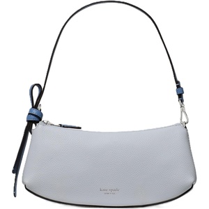 image:imagekate spade new york Loop Pebbled Leather PochetteColorblocked Pale Sapphirine