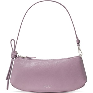 image:imagekate spade new york Loop Pebbled Leather PochetteGlazed Market Purple
