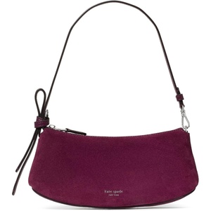 image:imagekate spade new york Loop Pebbled Leather PochettePurple Agate Suede