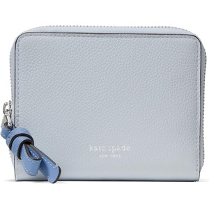 image:imagekate spade new york Loop Pebbled Leather Small Zip Around WalletColorblocked Pale Sapphirine