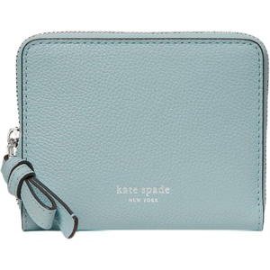 image:imagekate spade new york Loop Pebbled Leather Small Zip Around WalletEnglish Sea