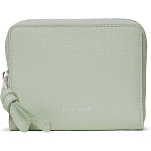 image:imagekate spade new york Loop Pebbled Leather Small Zip Around WalletMint Frosting