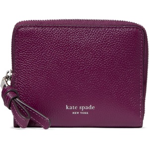 image:imagekate spade new york Loop Pebbled Leather Small Zip Around WalletPurple Agate