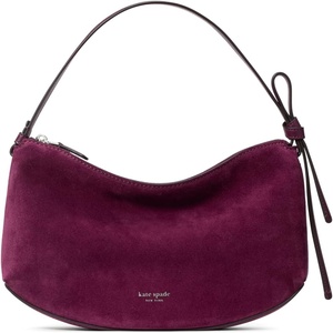 image:imagekate spade new york Loop Shoulder BagPurple Agate Suede