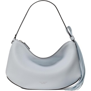 image:imagekate spade new york Loop Shoulder BagSnake Embossed Pale Sapphirine