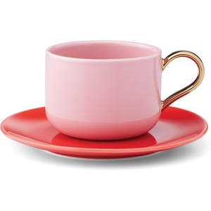 image:imagekate spade new york Make It Pop Drinkware Collection Cup amp Saucer Sets Multicolor 8Piece SetPink